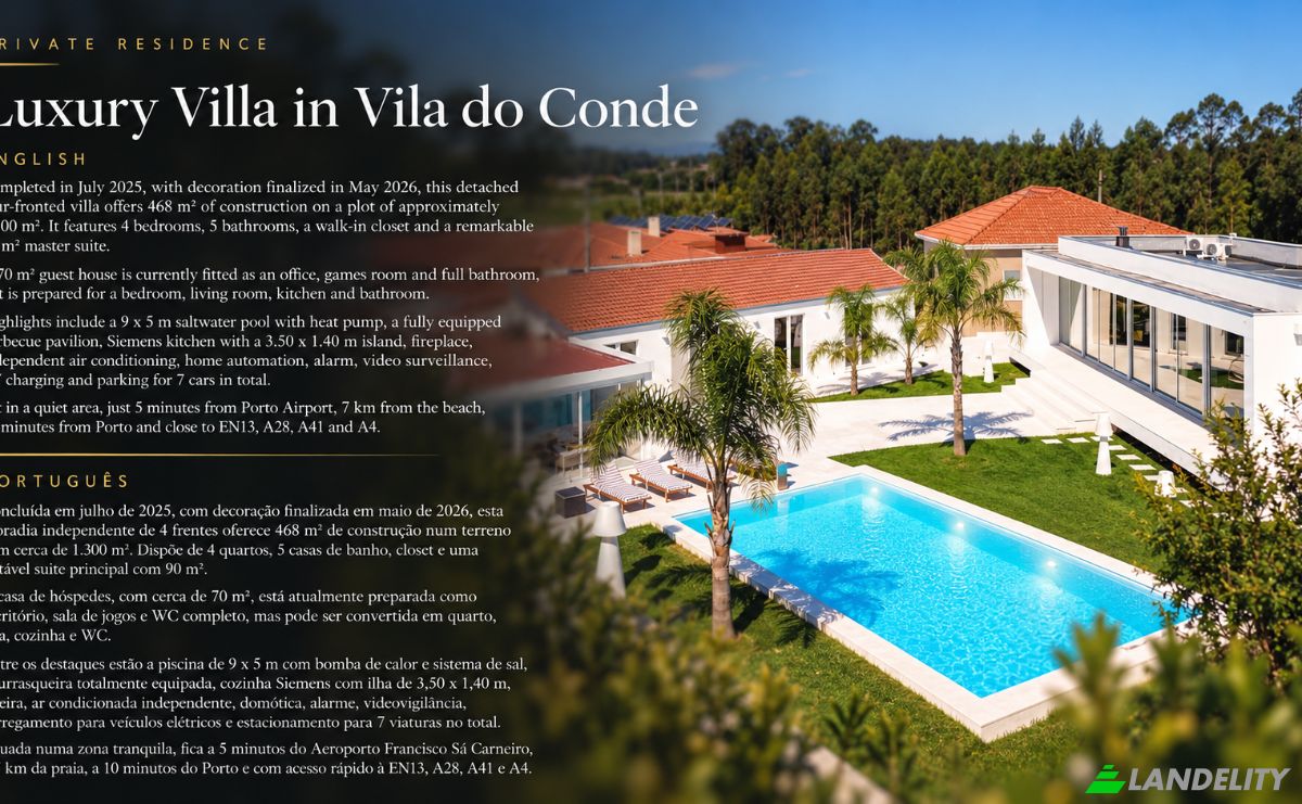 Townhouse for Sale R de Mosteiro 205, 4485-935 Mosteiro, Mosteiro, Vila do Conde, Porto District, Portugal. Photo 7