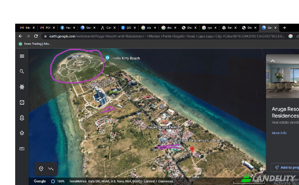 Grondperceel Te koop Lapu-Lapu City, Cebu, Central Visayas, Philippines. Foto 2