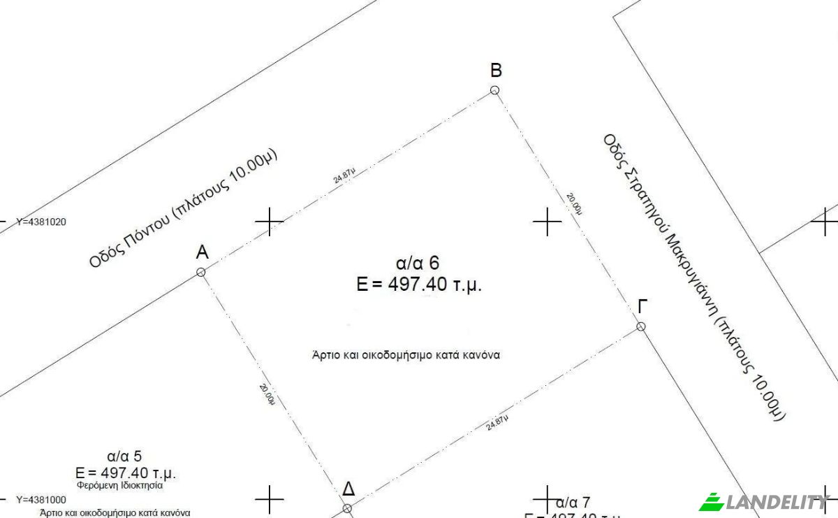 Land Lot for Sale Odissea Eliti, Nikea, Nikaia, Thessalia, Decentralized Administration of Thessaly and Central Greece, Greece. Photo 22