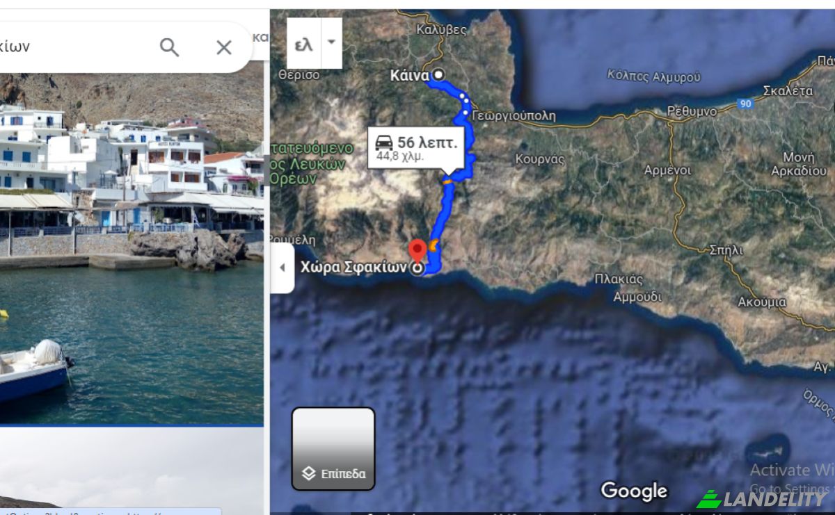 Lot de terrain à vendre dos xoris onomasia, Apokoronos, Vamos Chania, Crete, Decentralized Administration of Crete, Greece. Photo 17