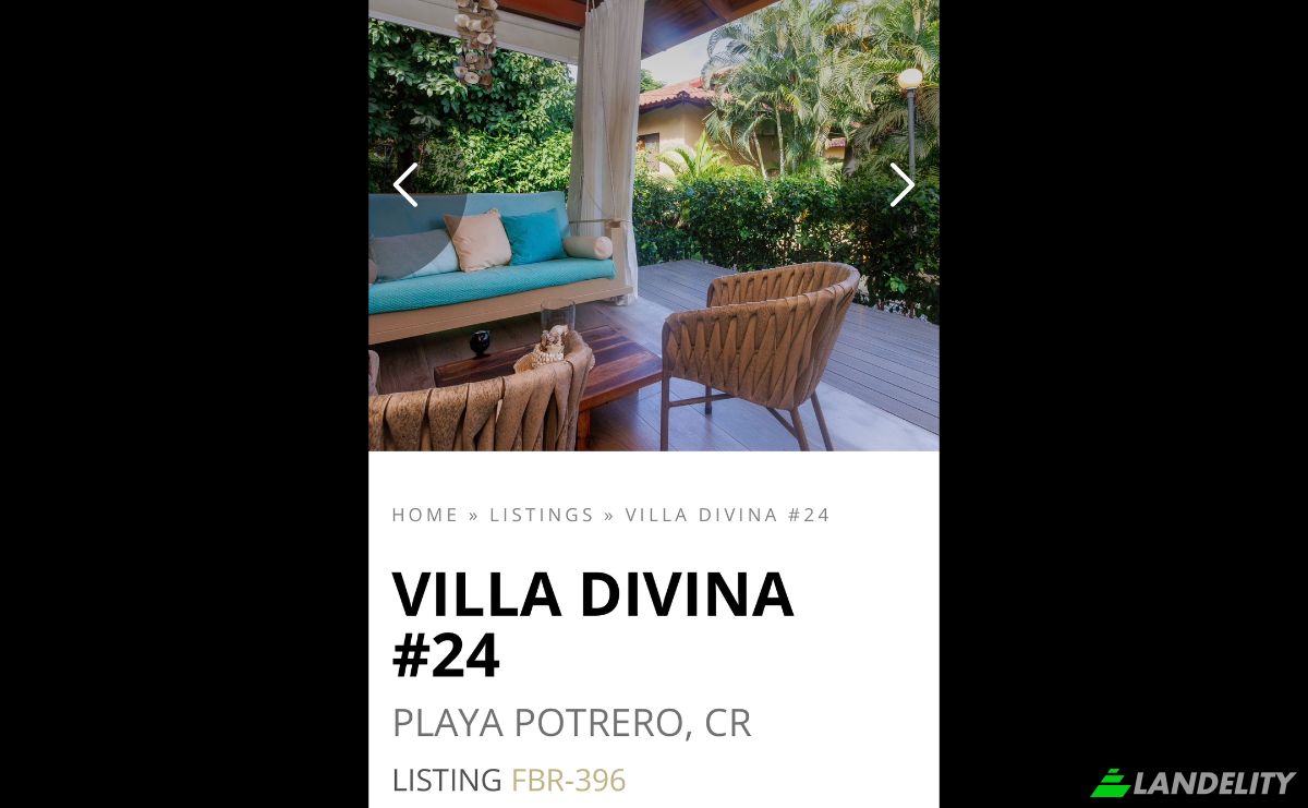 Single Family Home for Sale Hotel Villagio Flor del Pacifico, Provincia de Guanacaste, Potrero, Santa Cruz, Guanacaste Province, Costa Rica, 50304. Photo 1