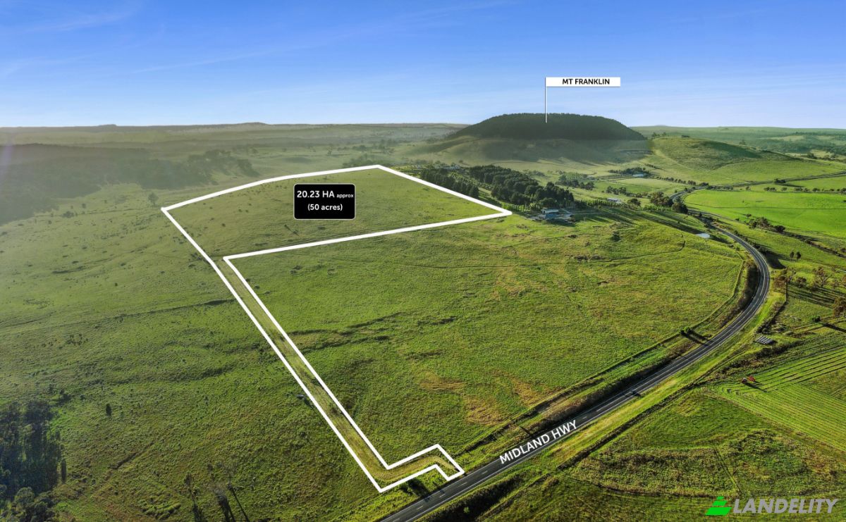Land Lot for Sale Midland Hwy, Mount Franklin VIC, Mount Franklin, Hepburn Shire, Victoria, Australia. Photo 1