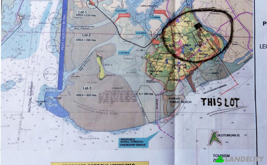 Land Lot for Sale Cordova, Cebu, Central Visayas, Philippines. Photo 3