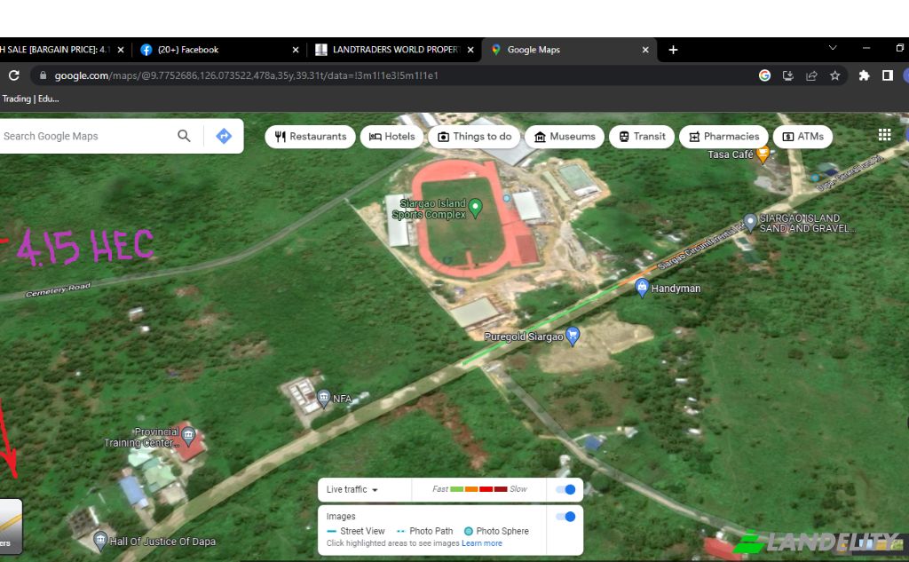 Land Lot for Sale Dapa, Surigao del Norte, Caraga, Philippines. Photo 4