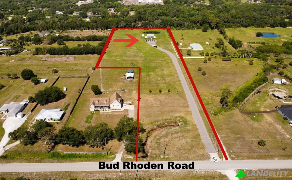 Land Lot for Sale 10805 Bud Rhoden Rd, Palmetto, Manatee County, Florida, United States, FL 34221, USA. Photo 1