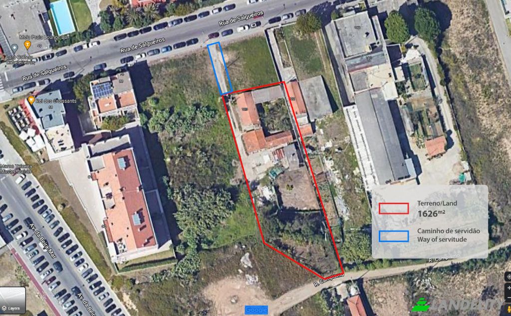 Land Lot for Sale Rua de Salgueiros, Vila Nova de Gaia, Porto District, Portugal. Photo 3