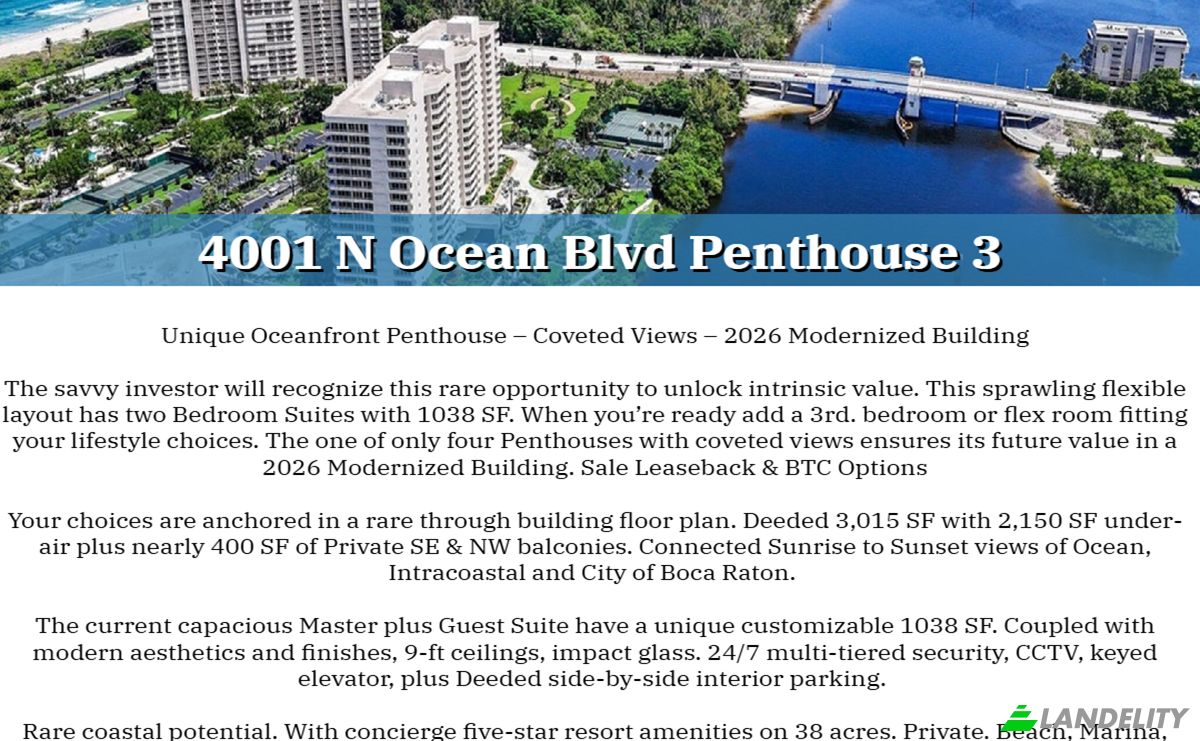 Apartment for Sale Collins Ave, Miami Beach, Miami-Dade County, Florida, United States, FL 33139, USA. Photo 1