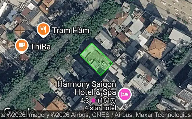 Mostra sulla mappa Property #1768 - Posizione della struttura sulla mappa